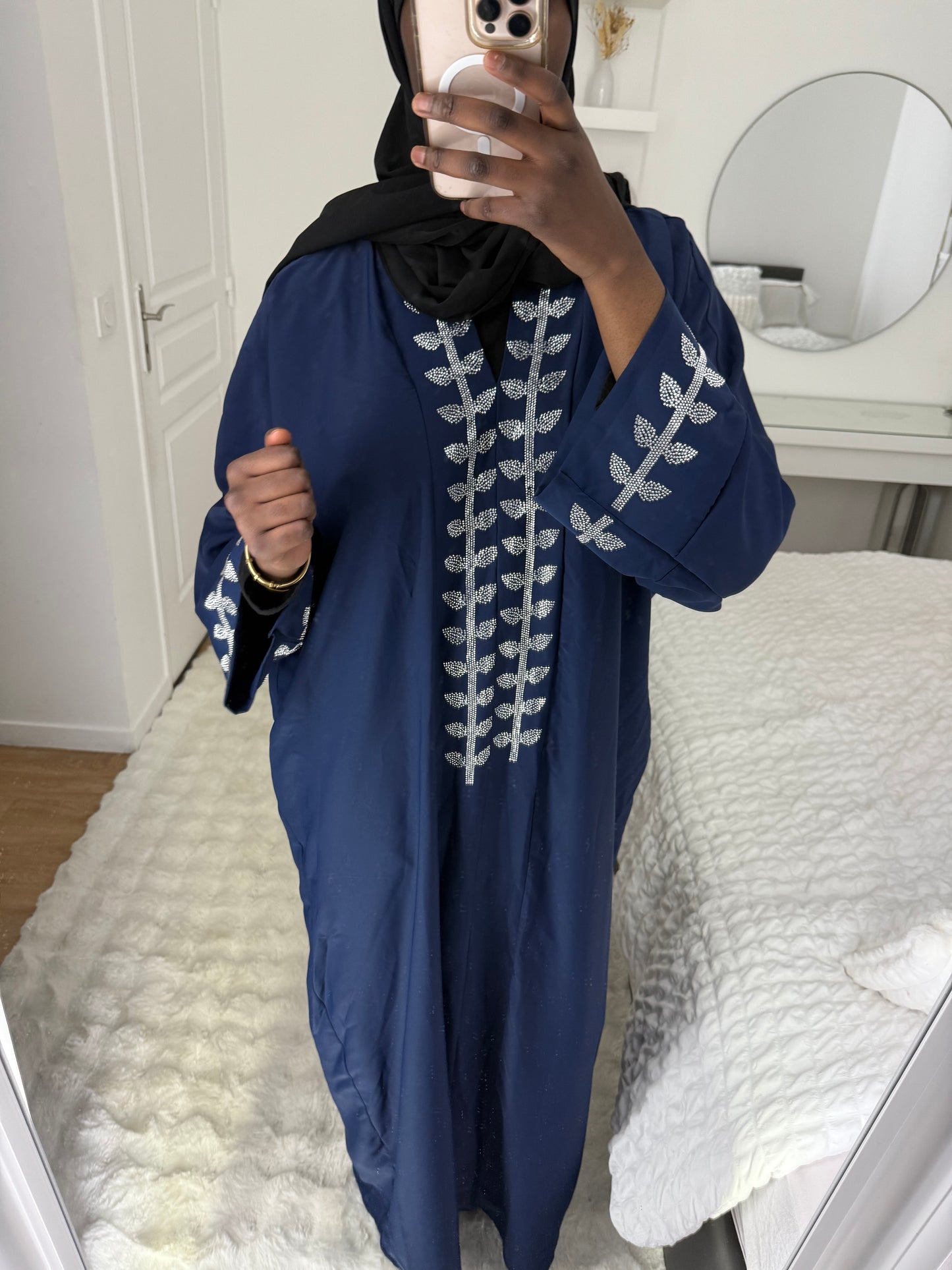 Abaya AMY bleu