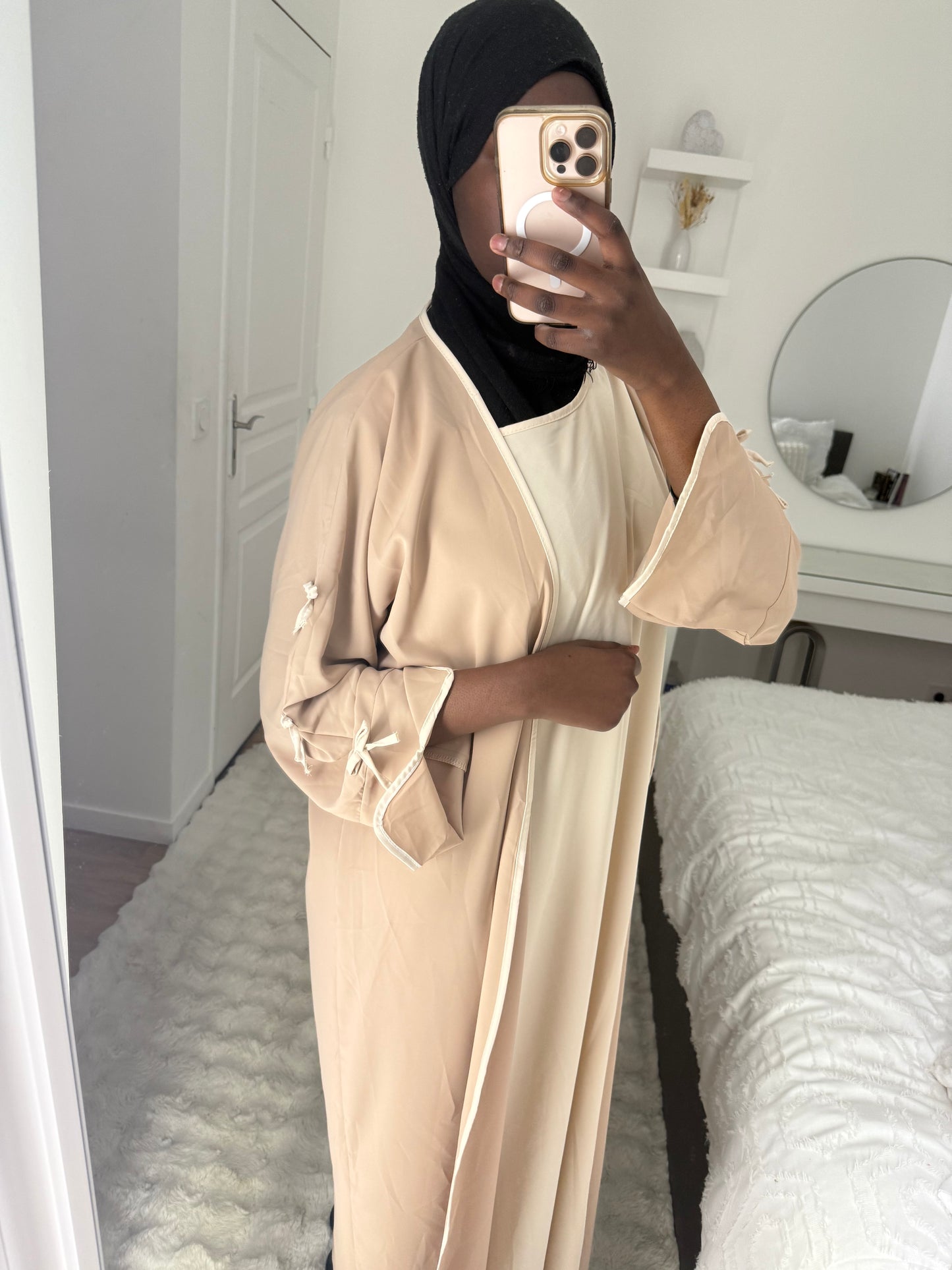 Abaya kimono TIYA Beige