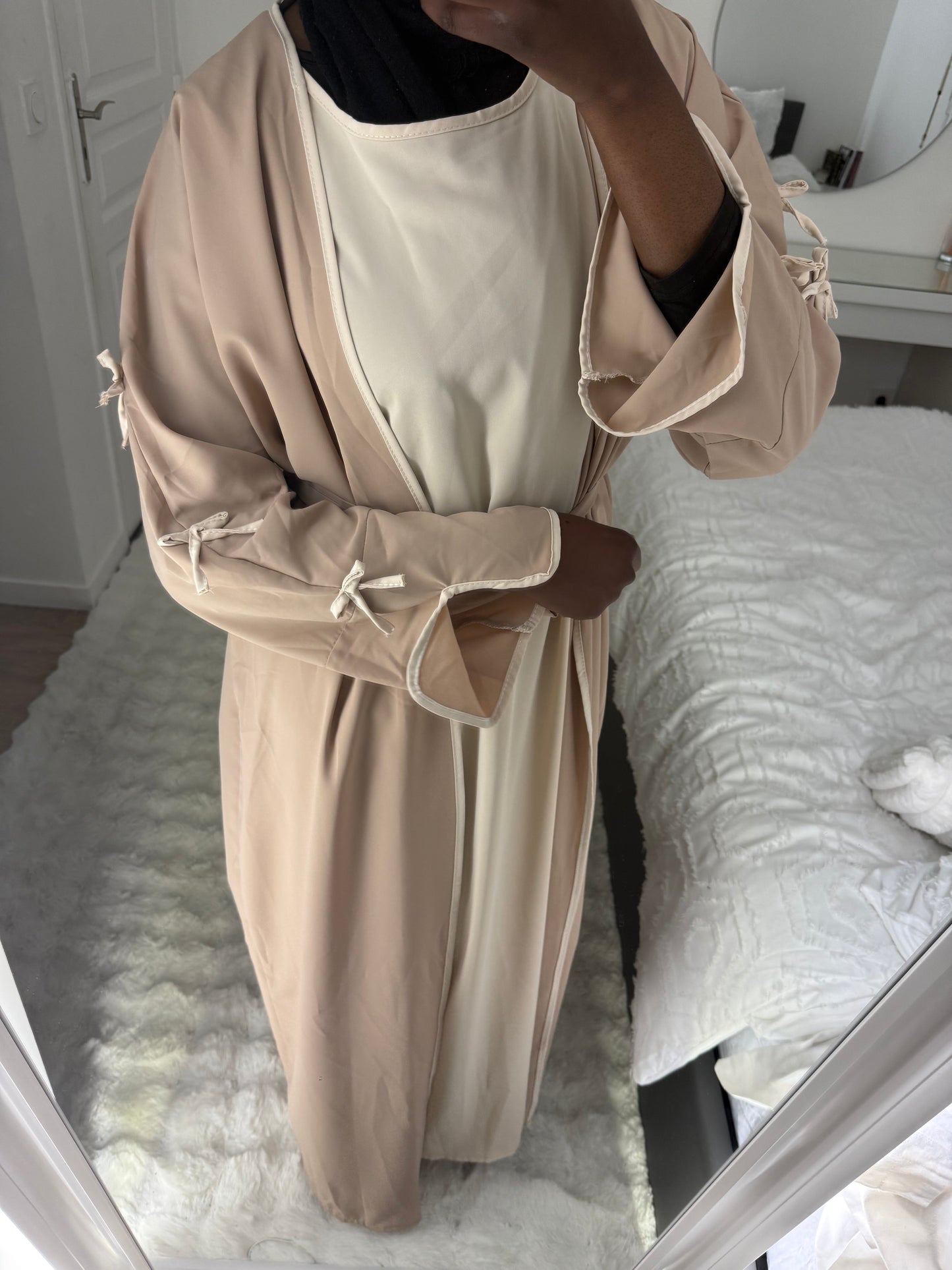 Abaya kimono TIYA Beige