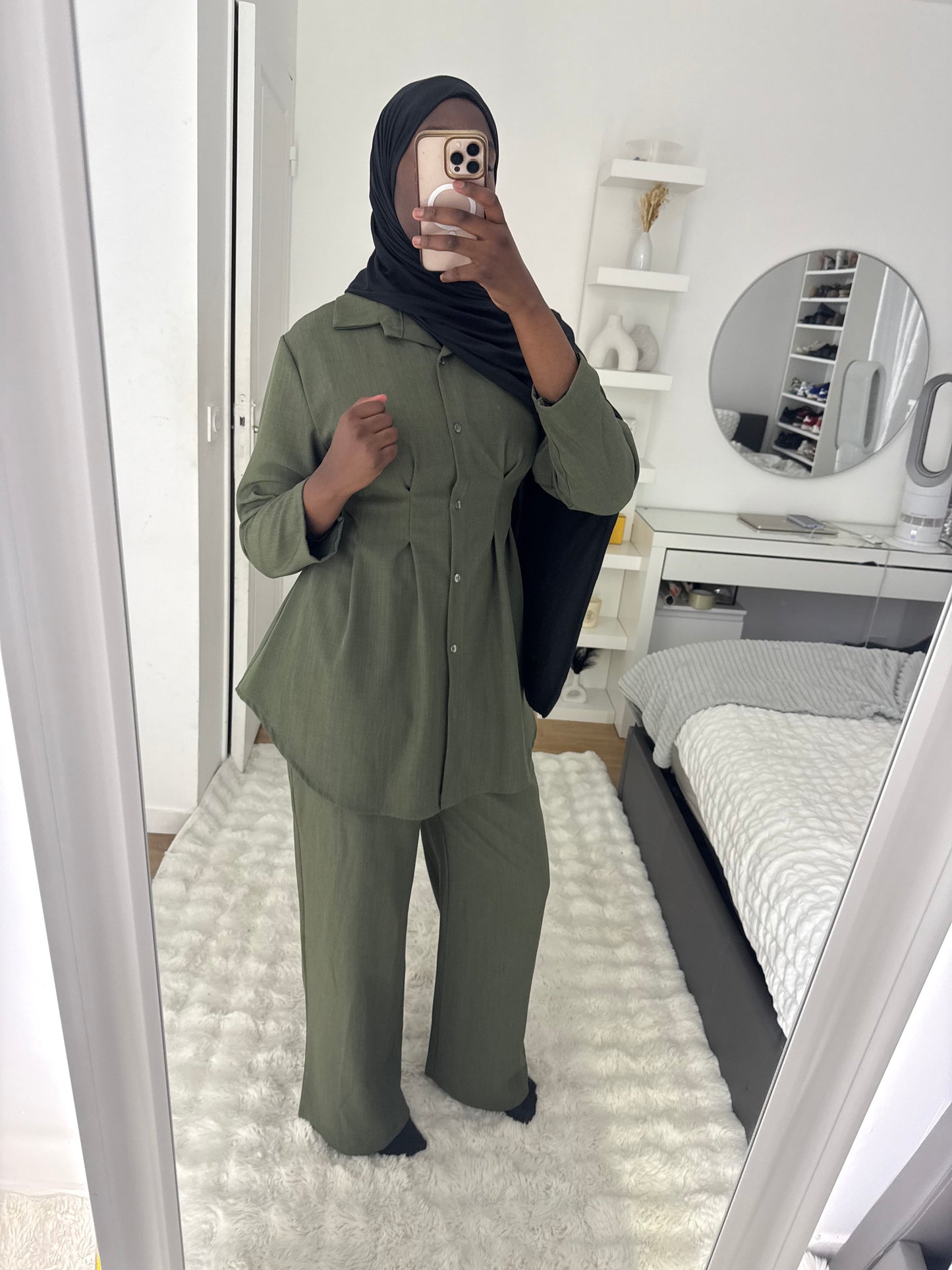 Ensemble MAY Vert kaki