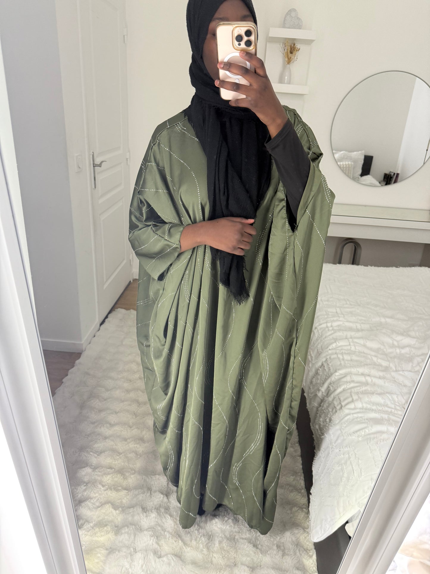 Abaya DIANA Vert kaki