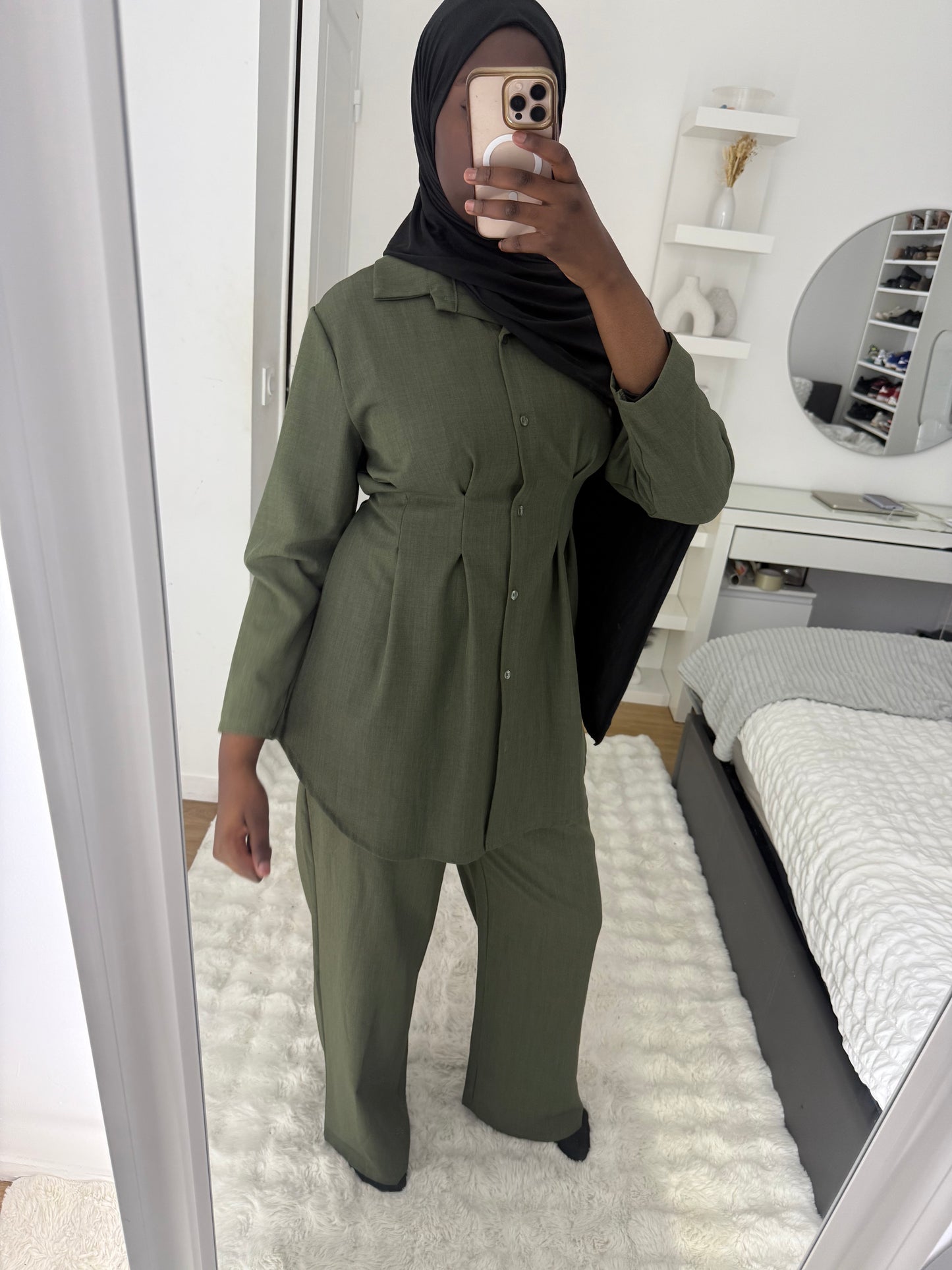 Ensemble MAY Vert kaki