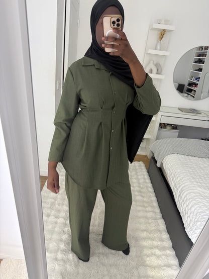 Ensemble MAY Vert kaki