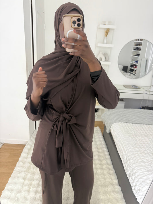 Burkini ALBANIE Marron