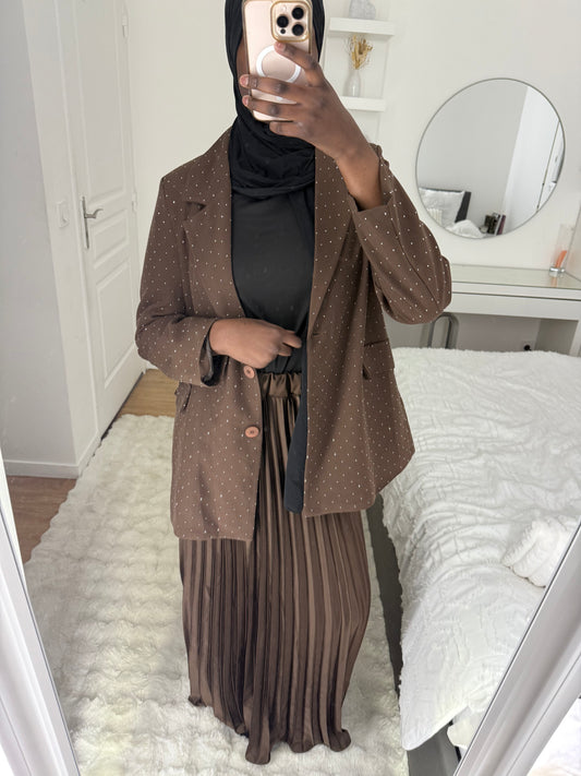 Jupe MYA Marron