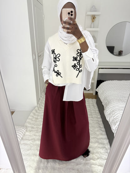 Jupe CLASSY Bordeaux